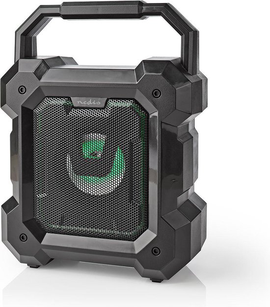 Nedis Bluetooth-Speaker - Maximale batterijduur: 13 uur - Tafelmodel - 5 W - Mono - Ingebouwde microfoon - Zwart van Nedis