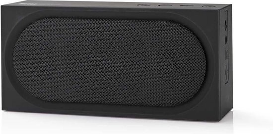 Nedis Bluetooth®-Speaker | Maximale batterijduur: 4 hrs | Handheld Ontwerp | 15 W | Stereo | Ingebouwde microfoon | Zwart van Nedis