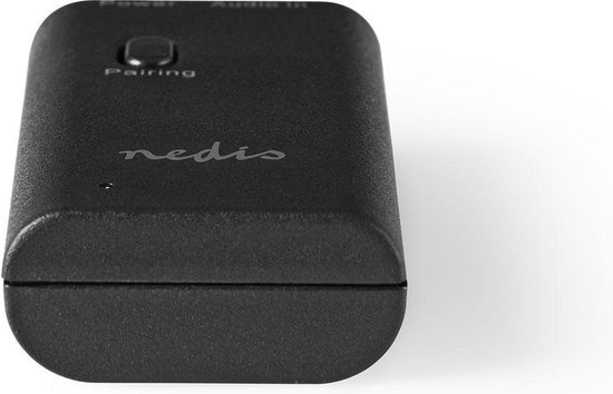 Nedis Bluetooth-Zender - Input: 1x 3,5 mm - AptX Low latency / AptX / SBC - Maximaal 2 Apparaten - Zwart van Nedis