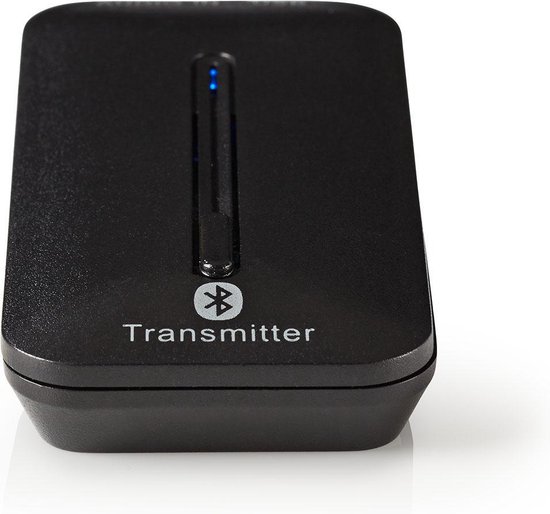 Nedis Bluetooth-Zender - Input: 1x TosLink Female - AptX Low latency / AptX / SBC - Maximaal 2 Apparaten - Zwart van Nedis