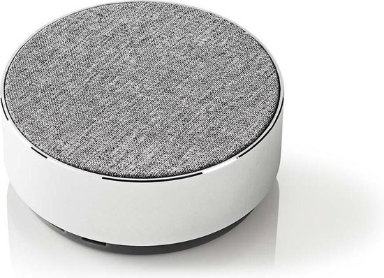 Nedis Luidspreker met Bluetooth® - 9 W - Metal design - Aluminum-zilver van Nedis