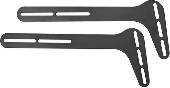 Nedis Soundbar Beugel - Geschikt voor: Universeel - Met TV Bevestiging - 15 kg - Vast - Staal - Zwart van Nedis