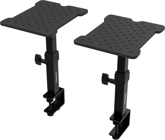Neo STM-15 Monitor-Speaker Studio Mounts for Adjustable Tables - Set of 2 speaker stands for table monitor van Neo