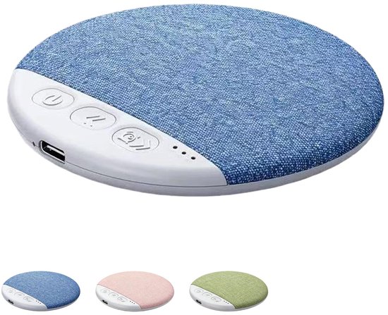 Nieuw model Bluetooth-kussenspeaker 2026 – Bluetooth-speaker voor onder het kussen met witte ruis – Microfiber Bluetooth 5.4-bedspeaker – Geschikt voor zijslapers – Beengeleidingstechnologie (blauw*1) van Merkloos