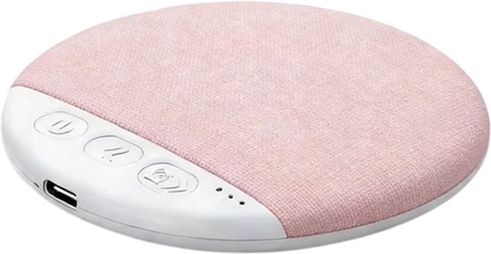 Nieuwe Geüpgrade Draadloze Onder-Kussen Speaker Bluetooth – Slaap Geluidsmachine met Witte Ruis, Slaaphulp, White Noise Machine, 30/60/90 Min Timer voor Volwassenen en Kinderen - Roze