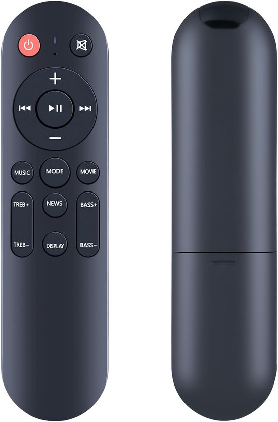 Nieuwe vervangende afstandsbediening set voor MEREDO soundbars van hout, voor subwoofer MEVOSTO 2-in-1 afneembare - ShopVlot