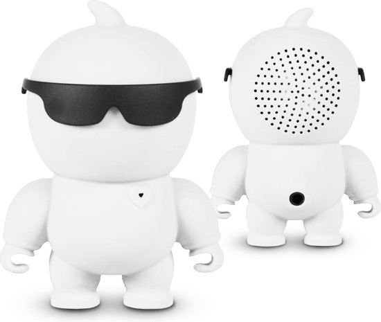 NIKKEI -  Portable bluetooth speaker - Wit van Merkloos