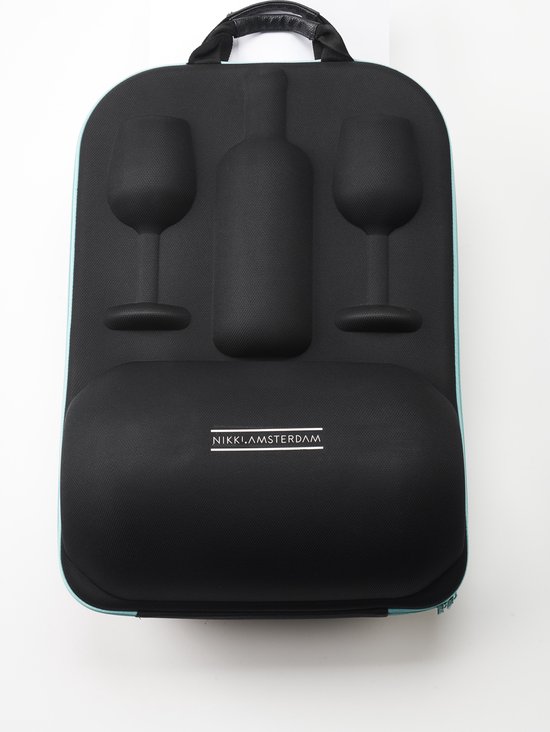 Nikki Amsterdam | The.Bag | Wijntas | Picknick | Kampeer | Reistas | Perfect Gift | Relatie Geschenk | The.Lampion S-35 | Multicolor LED verlichting | Bluetooth Speaker | Wijnkoeler | Inclusief wijnglazen | Besturing via gratis Nikki App van Nikki Amsterdam