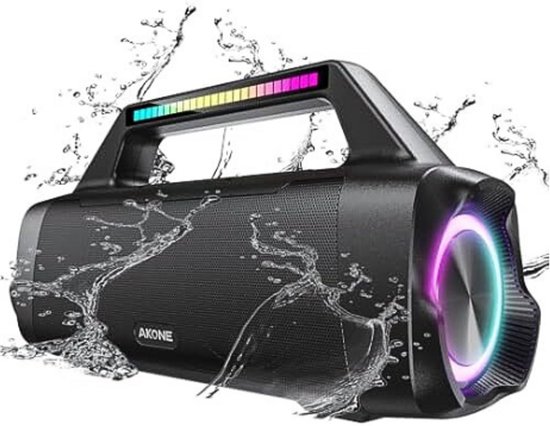 N.lux - Bluetooth speaker / Met ledlicht / 20 Uur accu / Grote bas / Waterproof / Draagbaar / Luidspreker / Boombox van N.lux