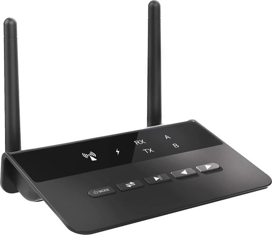 NÖRDIC BT19 Bluetooth 5.2 Ontvanger - DAC - Bluetooth Zender - Draadloos - 3,5 mm, AUX RCA - Qualcomm aptX HD van Merkloos