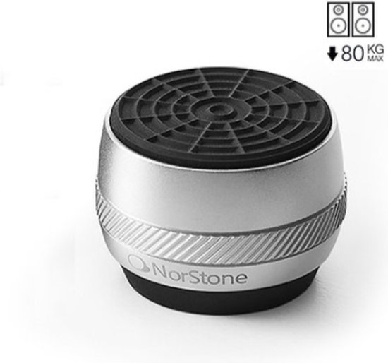 NorStone Acoustic Damp 200 trillingsabsorberende demper tot 80 kg 42,1 mm x 29,9 mm per set 4 stuks van NorStone