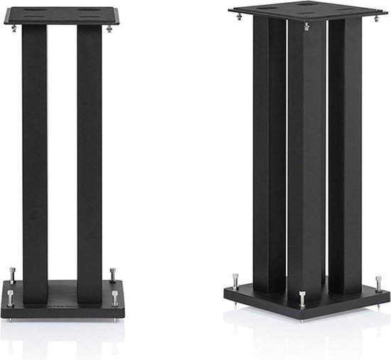 Norstone Square luidsprekerstands Zwart
