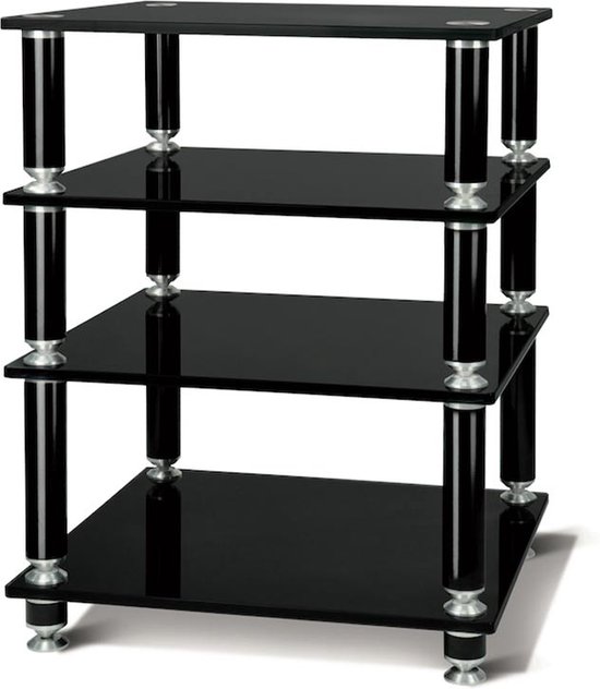 NorStone Stäbbl Hifi zwart Audio meubel van Merkloos