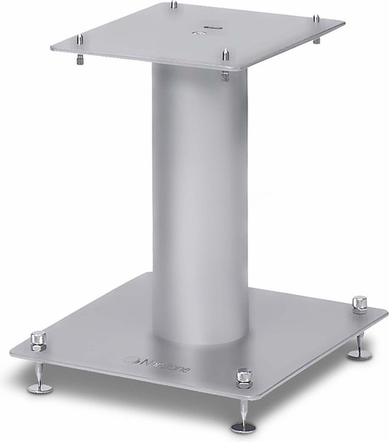 Norstone Stylum S Speaker Stand - Silver - 2 Stuks van Merkloos
