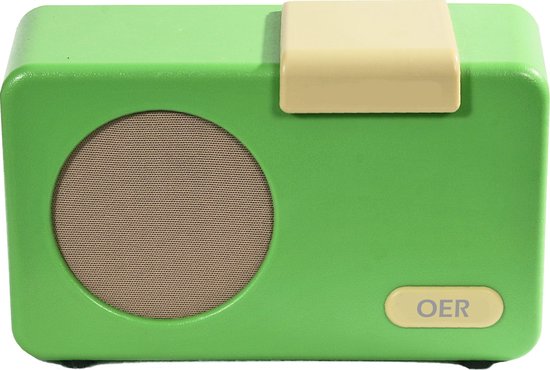 OER Muziekspeler - Simpele Bediening Met 1 Knop - Voor Senioren met Dementie - Dementie Hulpmiddel - Muziek en Dementie - 4GB Geheugen - Groen van Merkloos