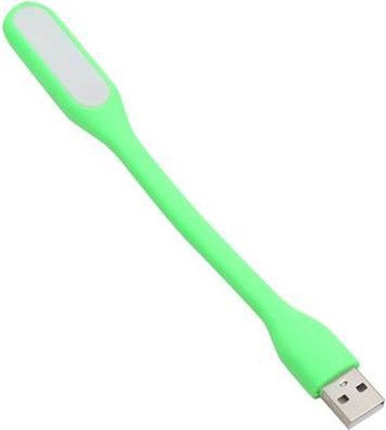 OMEGA - Flexibele USB LED Lamp - Draagbare Energiezuinig Lamp voor Laptop / PC / Powerbank - Groen van Omega