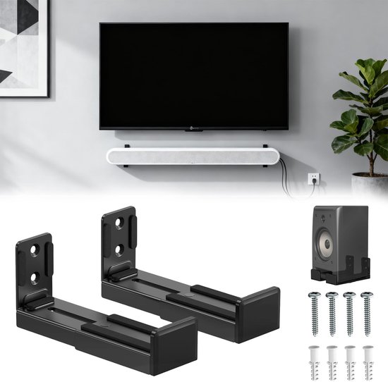 Omgoods - Universele Soundbar Wandbeugel voor TV en Speakers