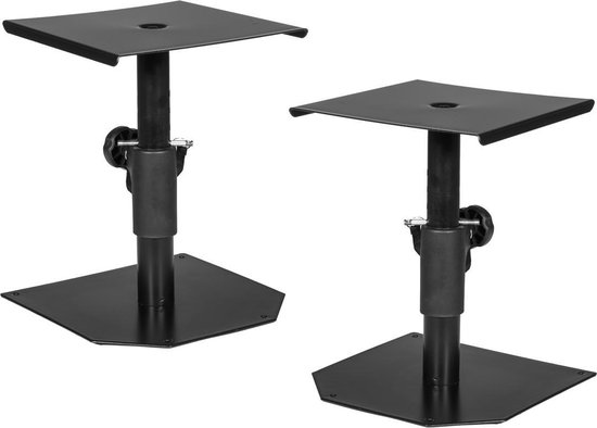 Omnitronic MOTI-1 speaker standaard universeel set van 2 - Monitor speaker satief van Merkloos