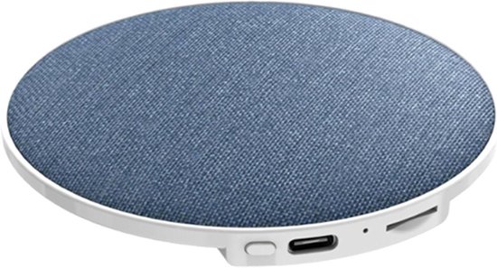 Onder Pillow Speaker - Muziekbox Slaap - Ontspannen Slapen - Dun Ontwerp - 10.5 cm - Blauw