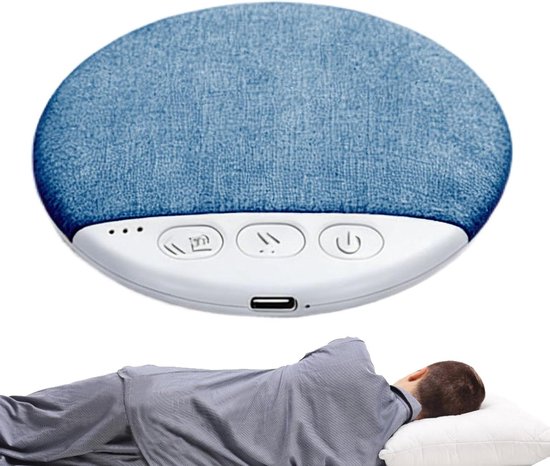 Onder Pillow Speaker - Slaap Speaker - Ontspannen Slapen - Met White Noise - 9.7 x 9.7 x 1 cm
