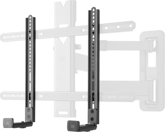 One For All WM5350 Universele soundbar beugels - montage van soundbar aan muurbeugel/TV - zwart van One For All