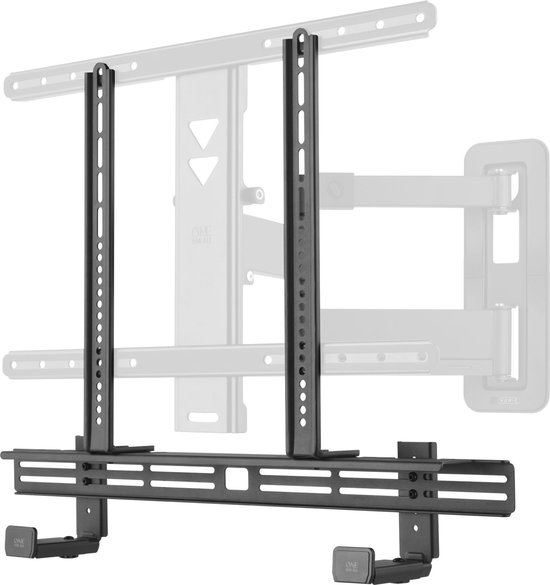 One For All WM5360 Universele soundbar beugels - montage van soundbar aan muurbeugel/TV - zwart van One For All