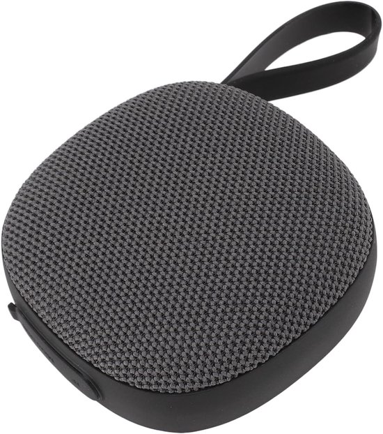 Oneay Magnetische golfspeaker – Draagbare IPX6 Bluetooth 5.3 speaker met stereo bas, microfoon en draagband – Met geheugenkaartslot, magneet en haak voor bevestiging aan golftas – Geschikt voor buitengebruik - Zwart