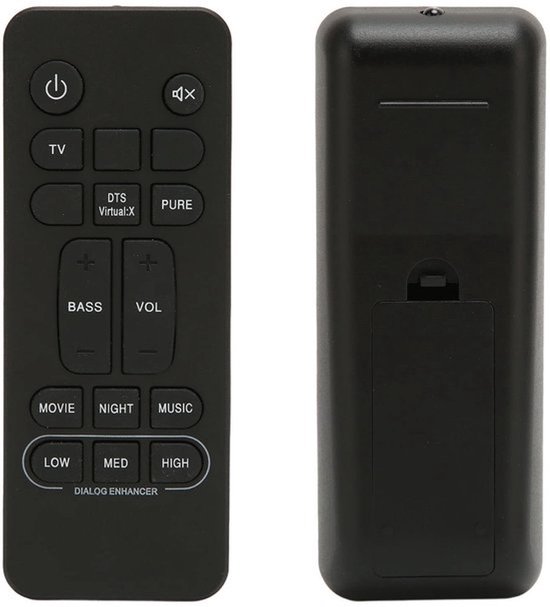 Onf3 - Soundbar-afstandsbediening - Vervanging - Infrarood technologie - Compact
