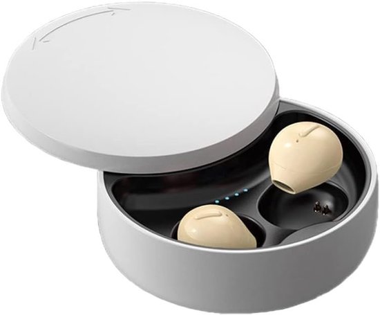Onzichtbare mini Bluetooth Oordopjes - True Draadloze Oordopjes Hoofdtelefoon Bluetooth5.1 Draadloze Oordopjes Bluetooth Oortje Auto Headset Met 350mAh Opladen Doos Verbeterd Comfort Fit
