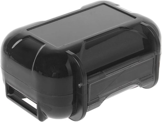 Oortelefoonhoesje, ABS-hars, harde opbergdoos, multifunctionele beschermhoes voor oordopjes, in-ear monitor, zwart