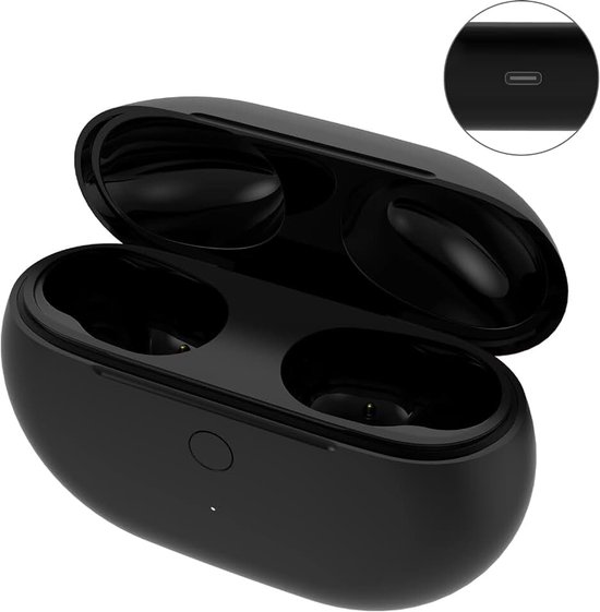 Oplaadcase voor Beats Studio Buds/Buds +, Compatibel met Beats Studio Buds Oplaadcase Vervanging met Bluetooth Pairing Sync Button, Oplaadkoffer (Oordopjes Niet Inbegrepen)