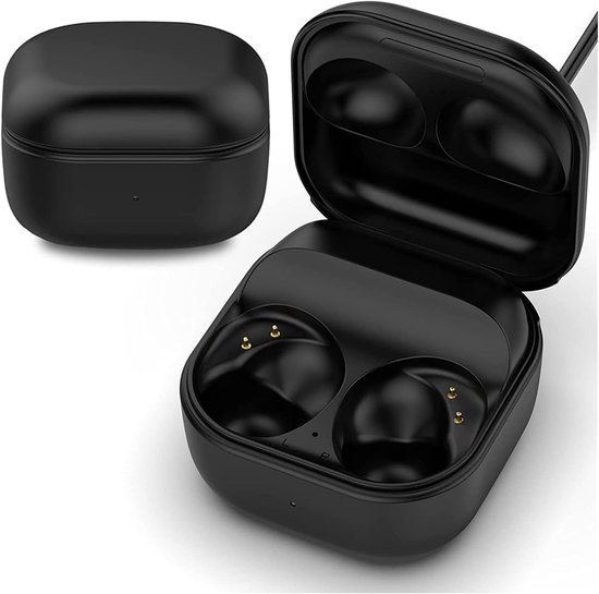 Oplaadetui voor Buds 2 Pro, Vervangende USB Oplaadetui Dockingstation voor Buds 2 Pro SM-R510 Bluetooth-oordopjes, Zwart