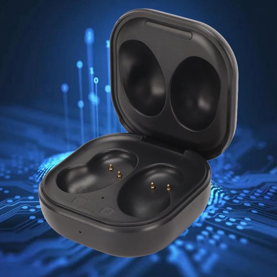 Oplaadhoes voor Buds Live, Oplaadhoes voor Buds Live SM R180 Vervangende USB-oplaadhoes Case Dock, Type C Oplaadinterface, Zwart