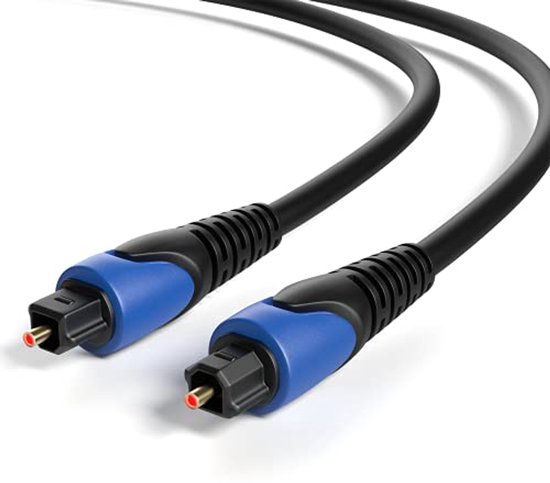 Optische Toslink Kabel 3 m - Digitale Audiokabel voor Soundbar en Home Entertainment