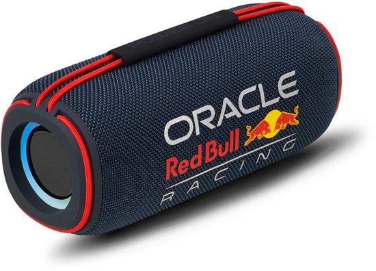 Oracle Red Bull Racing Portable Speaker - Bluetooth Speaker met LED Verlichting, 30W Max Vermogen, USB, AUX, TWS & IPX6 Waterdicht (RB-SK420) van Merkloos