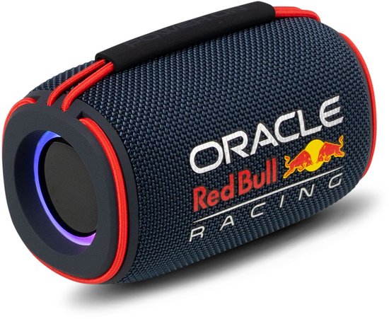 Oracle Red Bull Racing Portable Speaker - Compacte Bluetooth Speaker met LED Verlichting - 20W Max Vermogen - Koppel er 2 met TWS (RB-SK440) van Merkloos