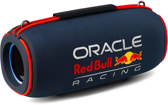 Oracle Red Bull Racing Portable Speaker – Draagbare Power Speaker met LED Verlichting, 80W Max Vermogen, USB, AUX, TWS & IPX6 Waterbestendig (RB-SK400) van Merkloos