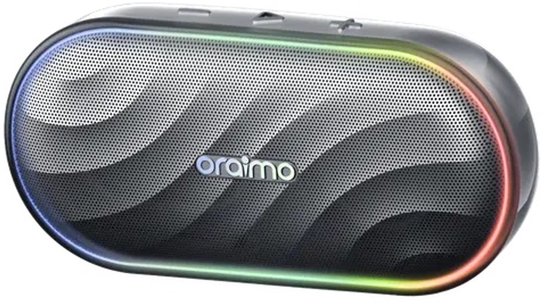 oraimo SpaceBox - Bluetooth Speaker - HavyBass™ - LED Verlichting - 30u Batterij van oraimo