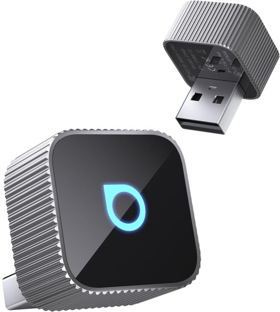 Ottocast Mini Slim - Draadloze CarPlay & Android Auto Adapter Dongle CP88-T2 SILVER (Nieuw model 2026) van Merkloos
