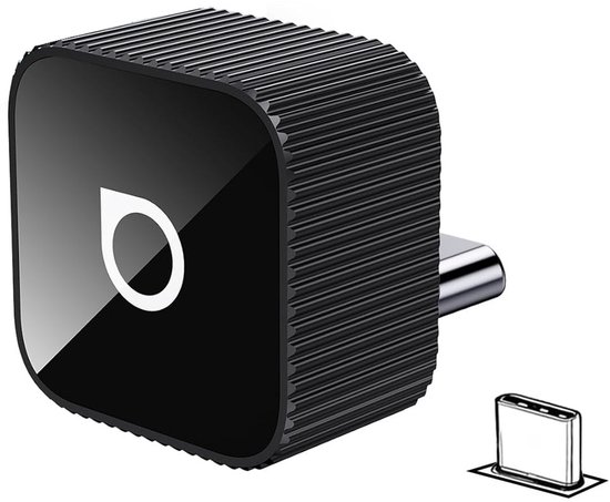 Ottocast Mini Slim USB-C Wireless CarPlay & Android Auto Adapter – Zet Bedrade CarPlay Om Naar Draadloos van Merkloos