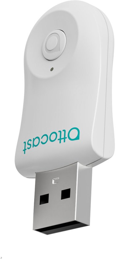 Ottocast - Otto Mini Adapter 2-in-1 draadloze CarPlay Android Auto-adapter CA505-T Plug & Play Wit van Merkloos