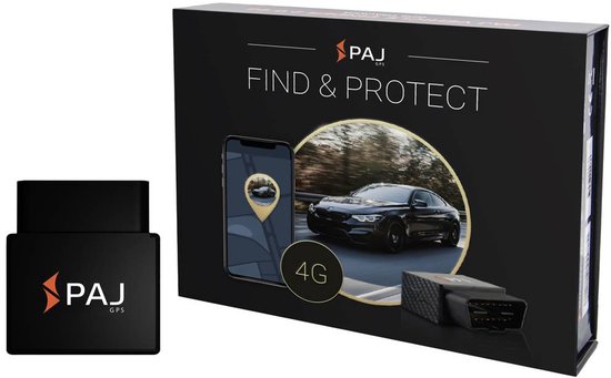 PAJ GPS CAR OBD 4G 2.0 GPS-tracker Voertuigtracker Zwart 1 stuk(s) van Merkloos