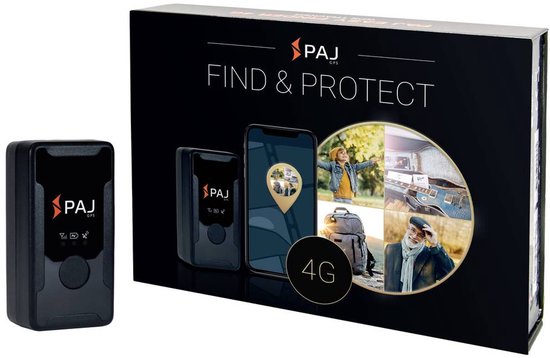 PAJ GPS EASY FINDER 4G GPS-tracker Personentracker, Multifunctionele tracker, Bagagetracker Zwart 1 stuk(s) van Merkloos