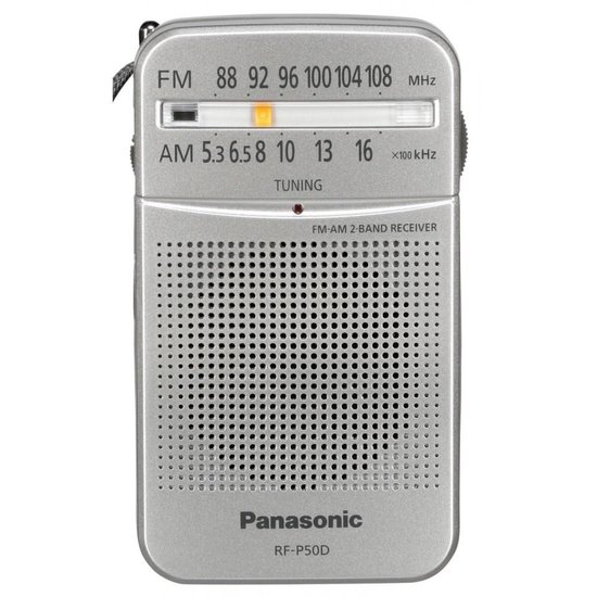 Panasonic RF-P50DEG Zakradio VHF (FM) Zilver van Panasonic