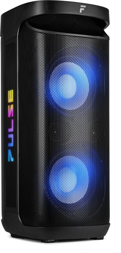 Partybox - Fenton Pulse200 speaker met lichteffecten - Met microfoon en ingebouwde accu van Fenton
