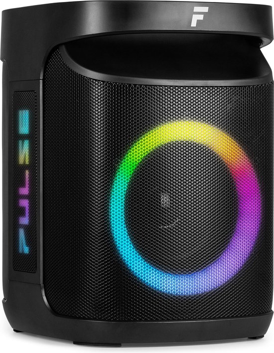 Partybox - Fenton Pulse65 - Speaker Bluetooth - Party speaker met microfoon en accu - spatwaterdicht van Fenton