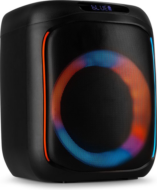 Partybox - Fenton Track160 portable speaker met Bluetooth - Karaoke set met lichteffecten - 100W van Fenton
