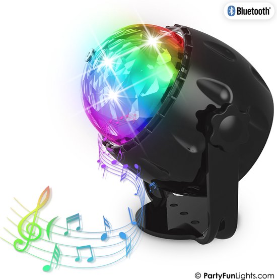 PartyFunLights - Discolamp - Party Speaker - met afstandsbediening - LED - Bluetooth - USB van PartyFunLights