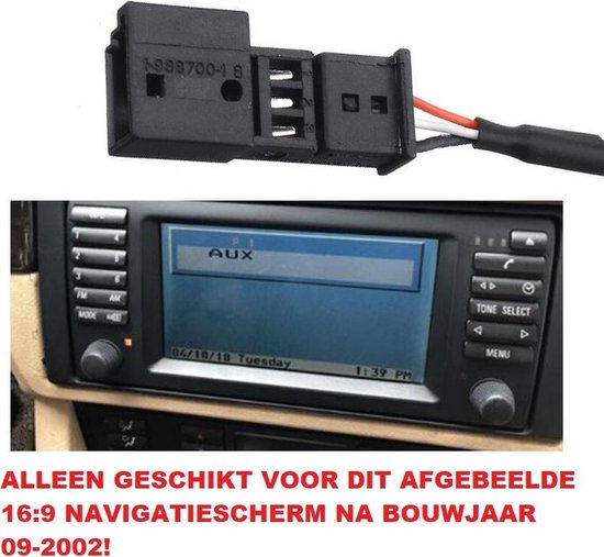 Passend Voor Bmw 16:9 Navigatie E39 525i 525D 530i 530D 540i 540 M5 Bluetooth Carkit Muziek Streaming Aux Adapter Module van Bermuda Bay