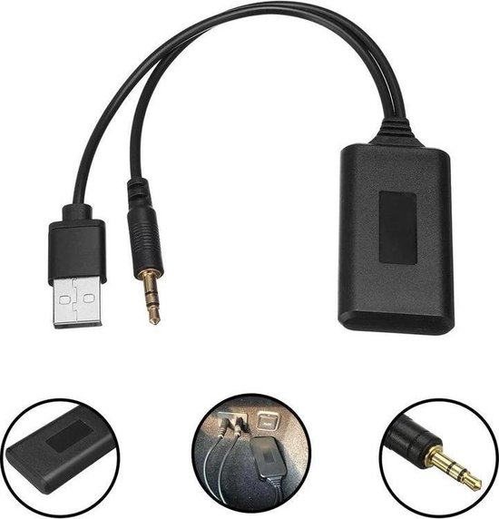 Passend Voor Hyundai Bluetooth Usb Aux Muziek Streaming Adapter Dongle Module Iphone Samsung Android YouTube Spotify van TRMYMAX
